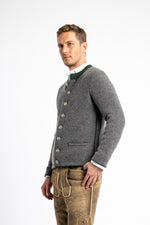Almliebe Knit Jacket Vitus Slate Conifer