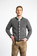Almliebe Knit Jacket Vitus Slate Conifer