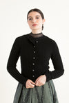 Astrifa Strickjanker Türnau schwarz Vorderansicht | Astrifa knit jacket Türnau black front view
