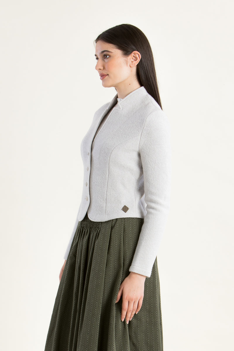 Stapf Walkjanker Balena nebel Detail | Stapf walked jacket Balena mist detail