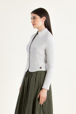 Stapf Walkjanker Balena nebel Detail | Stapf walked jacket Balena mist detail