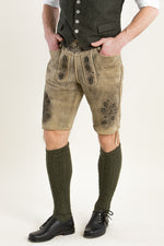 Beckert Lederhose Alberg inka Vorderansicht | Beckert Lederhosen Alberg inka front view