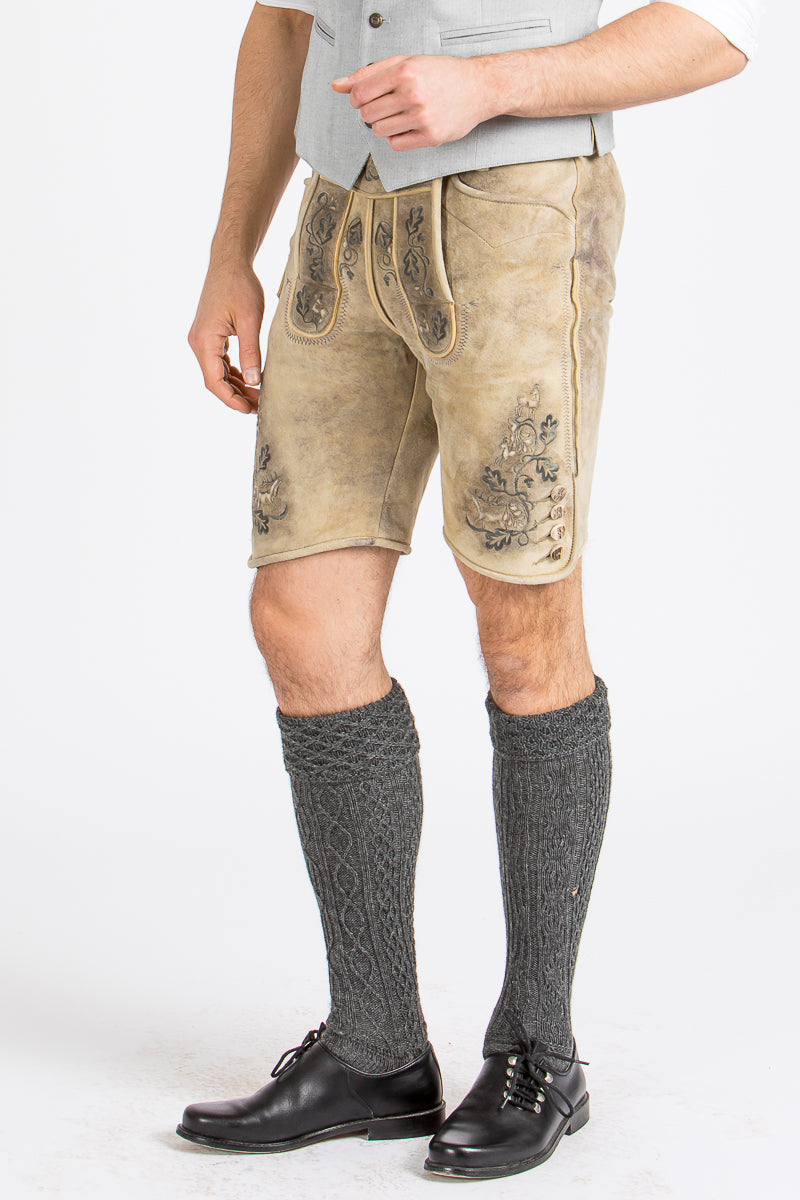 Beckert Lederhose Lustenau baileys Vorderansicht | Beckert Lederhosen Lustenau Baileys front view