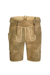 Beckert Hirschlederhose Maximus antikhell natur Vorderansicht | Beckert deerskin lederhosen Maximus antique light natural front view