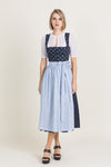 Berwin & Wolff Dirndl dunkelblau Vorderansicht | Berwin & Wolff Dirndl dark blue front view