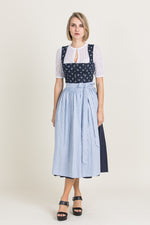 Berwin & Wolff Dirndl dunkelblau Vorderansicht | Berwin & Wolff Dirndl dark blue front view