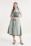 Berwin & Wolff Dirndl Olivgrün Jacquard Vorderansicht | Berwin & Wolff Dirndl olive green Jacquard front view