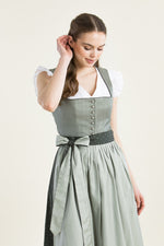 Berwin & Wolff Dirndl Olivgrün Jacquard Detail | Berwin & Wolff Dirndl olive green Jacquard detail