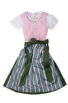 Berwin & Wolff Kinderdirndl rosa Vorderansicht | Berwin & Wolff children's dirndl pink front view
