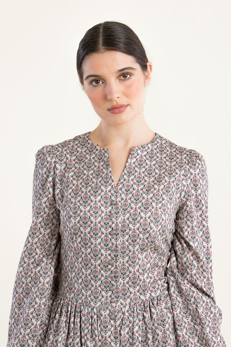 Berwin & Wolff Trachtenkleid pink gemustert