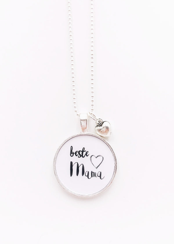 handg'macht mit Liebe Kette beste Mama