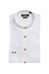 Arido Trachtenhemd weiß Vorderansicht | Arido Traditional Shirt White front view