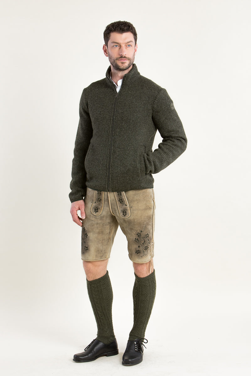 Colmar Strickjacke oliv Rückansicht | Colmar Knit Jacket olive back view