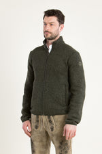 Colmar Strickjacke oliv Detail | Colmar Knit Jacket olive detail
