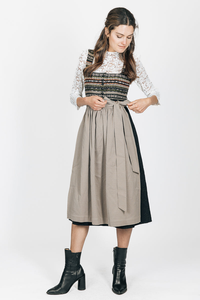 Almliebe Dirndl Strawanzer Resi gestreift