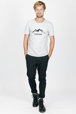 Almliebe T-Shirt Geigelstein grau Berg-Print