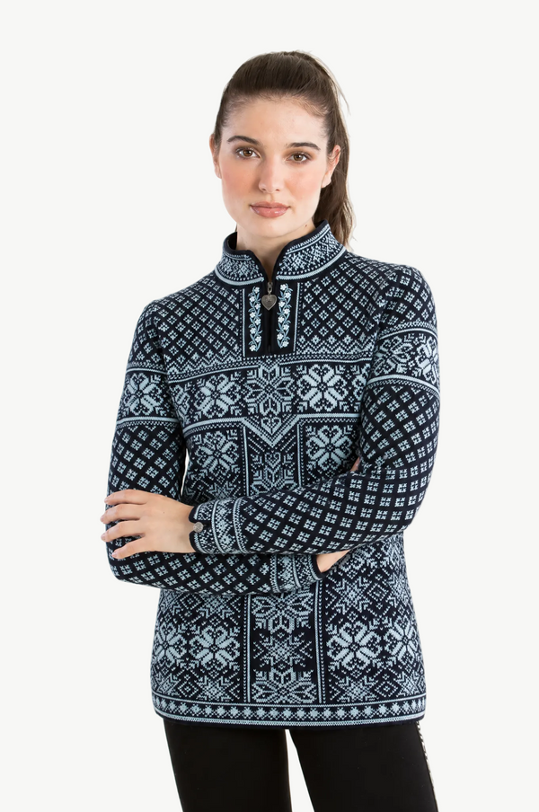 Dale of Norway Norwegerpulli Peace dunkelblau