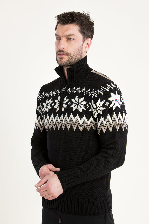 Dale of Norway Norweger Pullover Myking Vorderansicht | Dale of Norway Myking Nordic sweater front view
