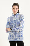 Dale of Norway Norwegerpulli Peace blau Vorderansicht | Dale of Norway Norwegian sweater Peace blue front view