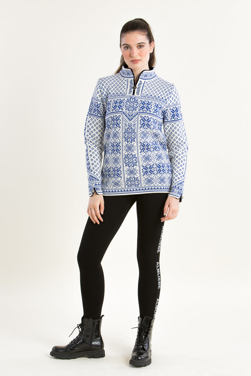 Dale of Norway Norwegerpulli Peace blau Detail | Dale of Norway Norwegian sweater Peace blue detail