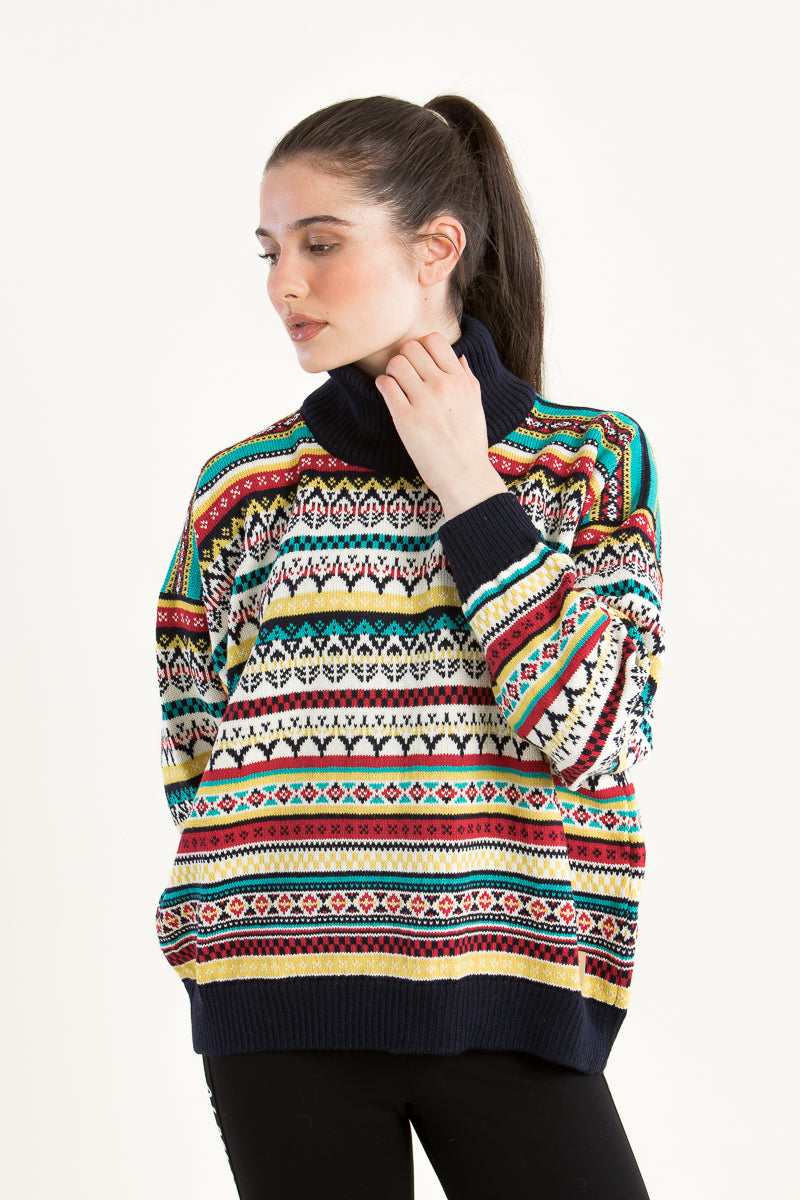 Dale of Norway Norwegerpulli Utsira marine Vorderansicht | Dale of Norway Norwegian sweater Utsira navy front view
