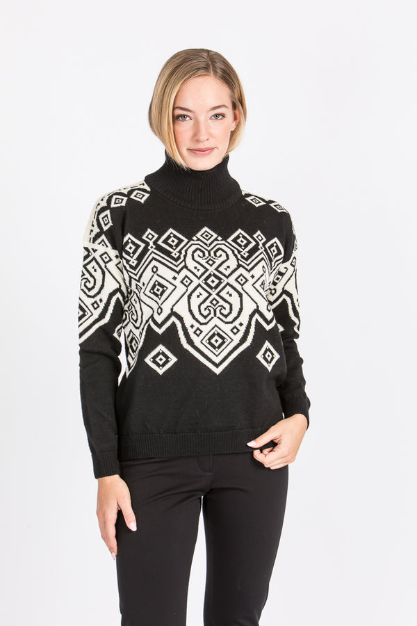 Dale of Norway Norweger Pulli Fallun schwarz Getragen | Dale of Norway Norwegian pullover Fallun black worn