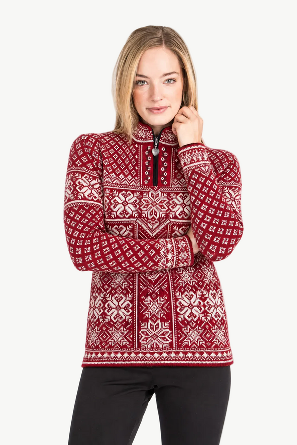 Dale of Norway Norwegerpulli Peace rot