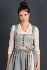 Berwin & Wolff Dirndl taupe Detail | Berwin & Wolff Dirndl taupe detail
