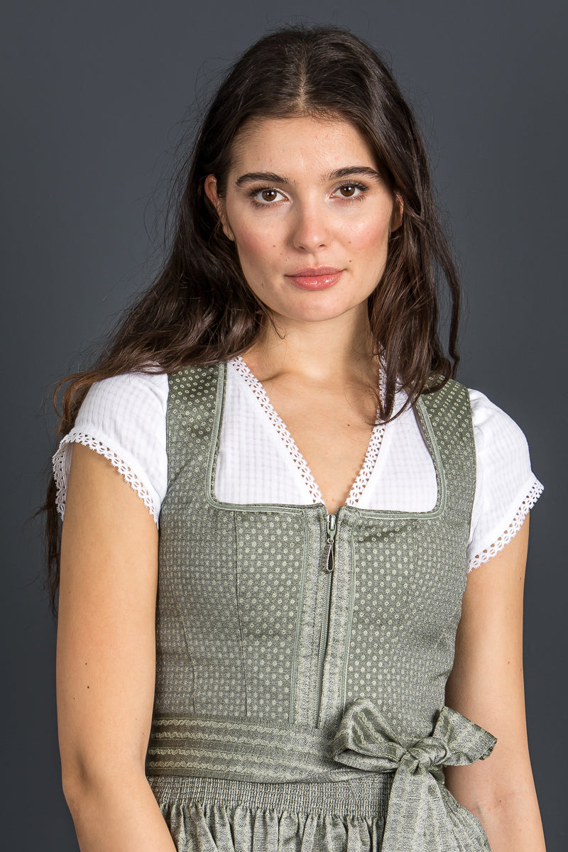 Country Line Dirndl mintgrün Detail | Country Line Dirndl mint green detail