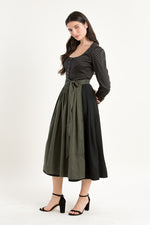 Anno Domini Ärmeldirndl Amrei Schwarz Getragen | Anno Domini Sleeved dirndl Amrei Black worn