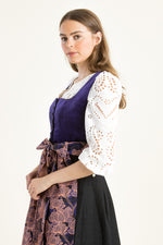 Almliebe Dirndl Wiesn Wunda lila Getragen | Almliebe Dirndl Wiesn Wunda purple worn