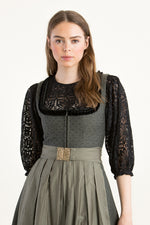 Kinga Mathe Dirndlbluse Oversized schwarz Detail | Kinga Mathe Dirndl Blouse Oversized black detail