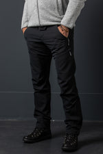 Houdini Softshellhose schwarz Vorderansicht | Houdini softshell trousers black front view