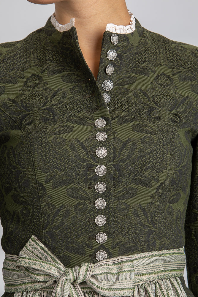 Almliebe Ärmeldirndl Sandra grün