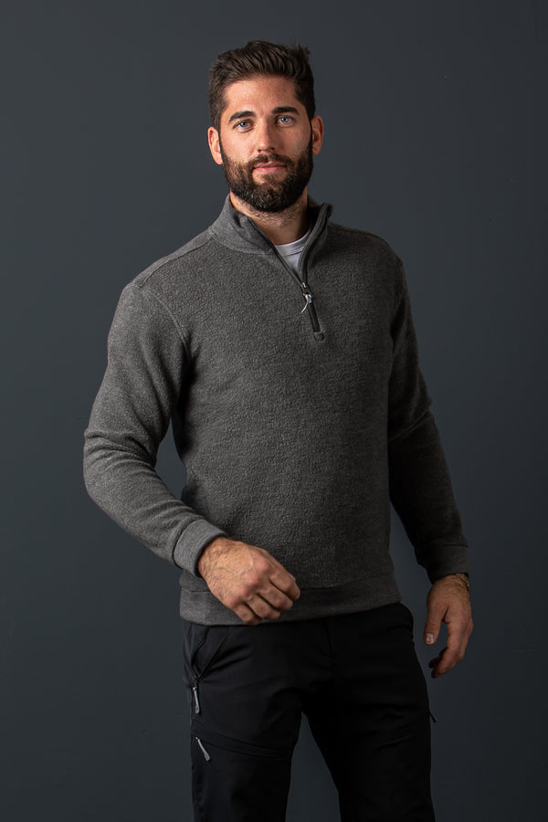 Houdini Fleece Pullover Alto Grün Rückansicht | Houdini Fleece Pullover Alto Green back view