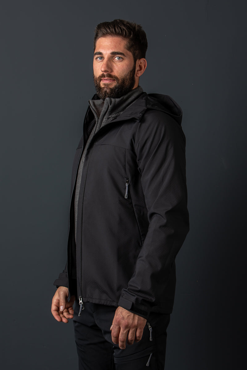 Houdini Softshelljacke Pace Herren Schwarz Rückansicht | Houdini softshell jacket Pace men black back view