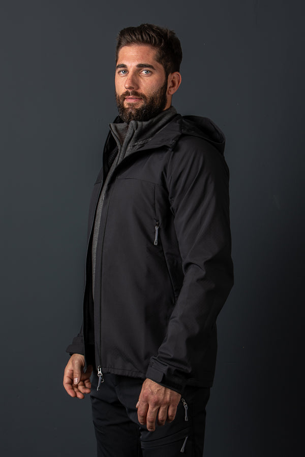 Houdini Softshelljacke Pace Herren Schwarz Rückansicht | Houdini softshell jacket Pace men black back view