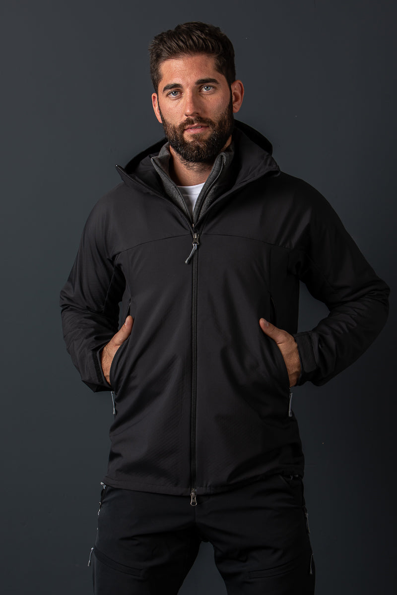 Houdini Softshelljacke Pace Herren Schwarz Detail | Houdini softshell jacket Pace men black detail