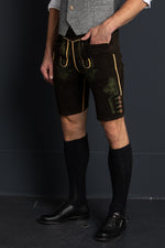 Meindl Hirschlederhose Ebensee ahorn Detail | Meindl Hirschlederhose Ebensee maple detail