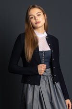 Gottseidank Strickjacke Aloisia marine Detail | Gottseidank Knit Cardigan Aloisia navy detail