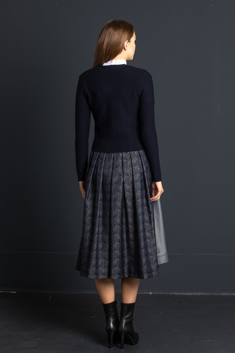Gottseidank Strickjacke Aloisia marine Detail | Gottseidank Knit Cardigan Aloisia navy detail