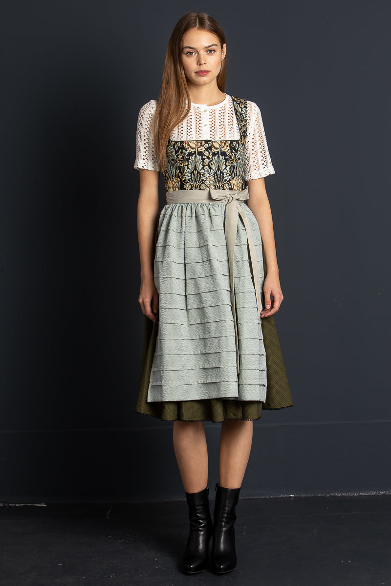 Sportalm Dirndl Freiendorf blau Rückansicht | Sportalm Dirndl Freiendorf blue back view