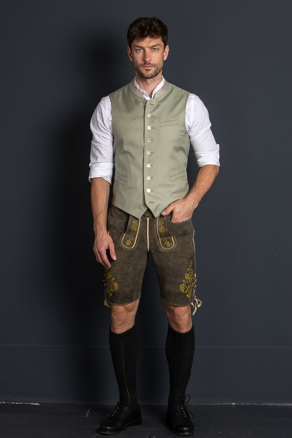 Meindl Hirschlederhose Nockerberg Vorderansicht | Meindl Lederhose Nockerberg front view