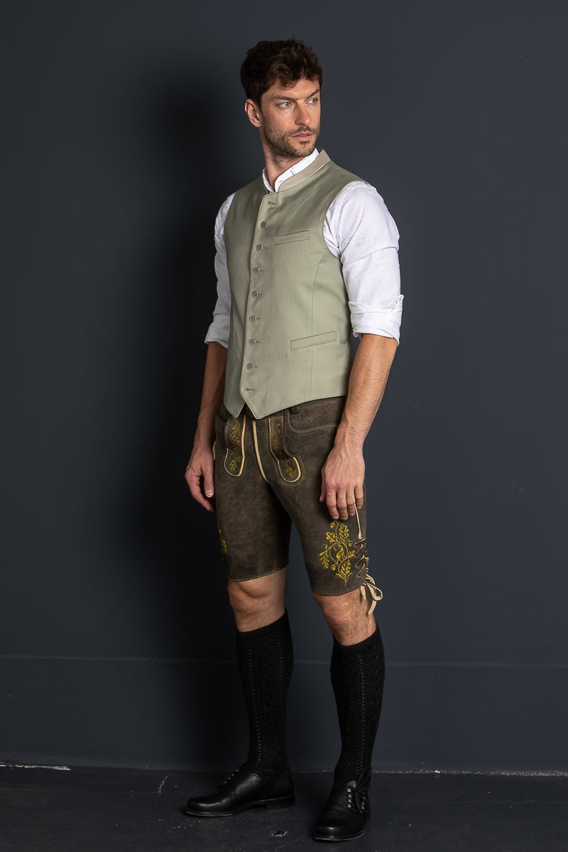 Meindl Hirschlederhose Nockerberg Seitenansicht | Meindl Lederhose Nockerberg side view
