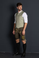 Meindl Hirschlederhose Nockerberg Seitenansicht | Meindl Lederhose Nockerberg side view