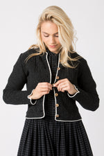 Astrifa Strickjanker Hollstadt graphit Detail | Astrifa Knit Jacket Hollstadt graphite detail
