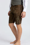 Meindl Lederhose Loisach akazie Vorderansicht | Meindl Lederhosen Loisach Acacia front view