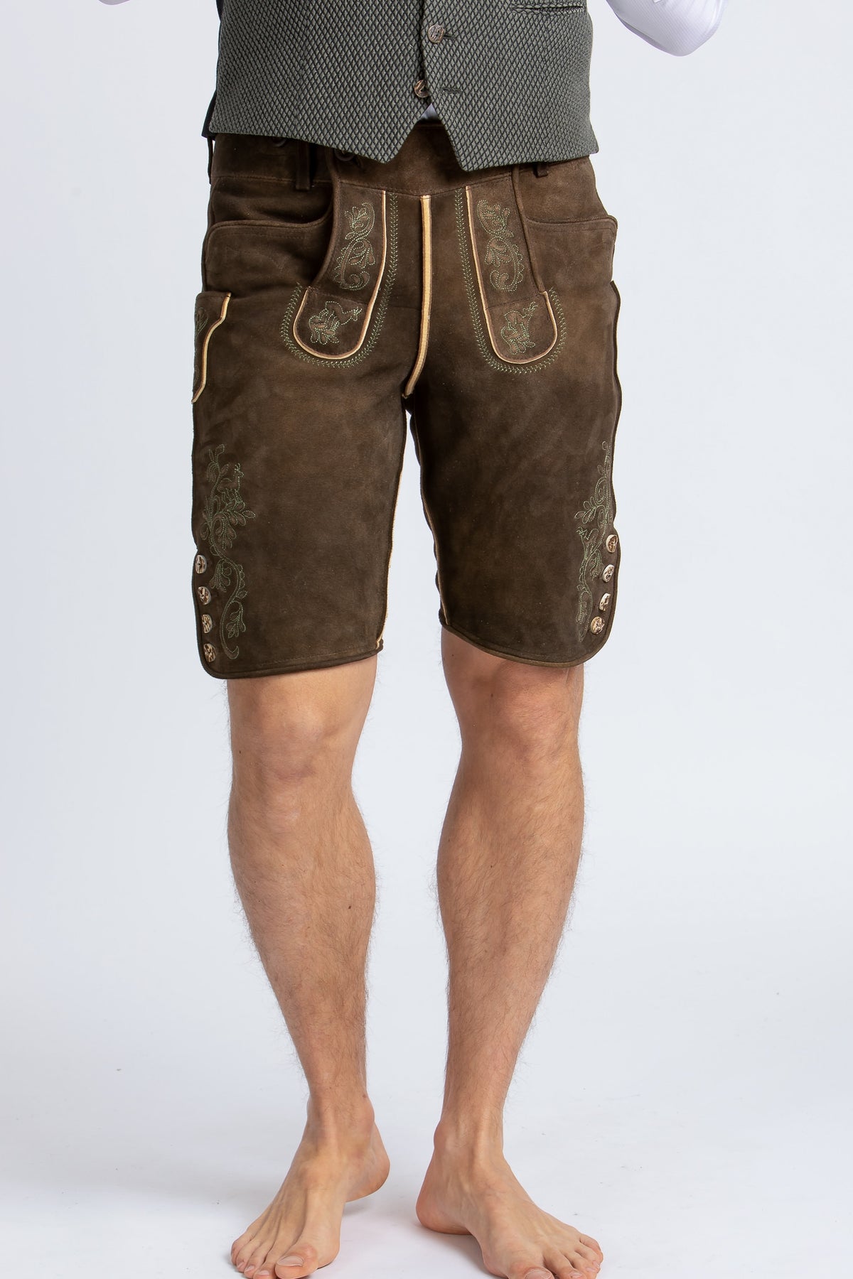 Meindl Lederhose Loisach akazie Getragen | Meindl Lederhosen Loisach Acacia worn