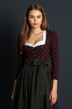 Gottseidank Ärmeldirndl Amrei merlotrot