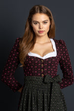 Gottseidank Ärmeldirndl Amrei merlotrot